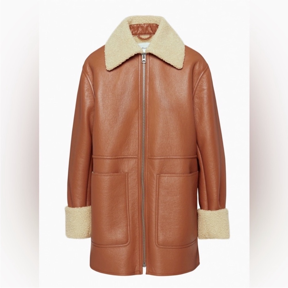 Wilfred Free | WILD Jacket - Cognac / Birch